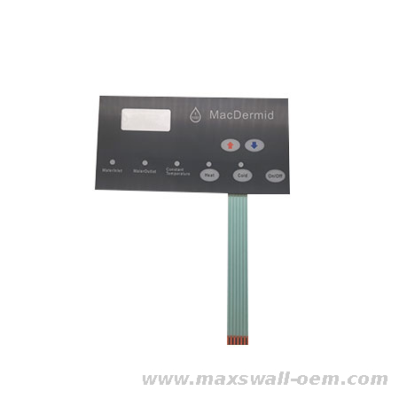 OEM 6-Tasten-Haushaltsgeräte-Folienschalter mit Hintergrundbeleuchtung